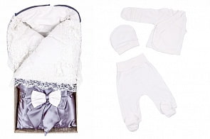 Комплект на выписку - Конфетка - Л 4045, серый (Мой Ангелок, 00-0008078_серый)