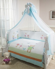 Комплект постельного белья Глория, голубой (Perina, Г7-02.0)