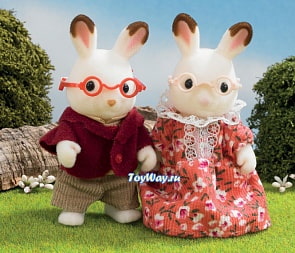 Sylvanian Families - Бабушка и дедушка Шоколадные Кролики (Sylvanian Families, 3500st)