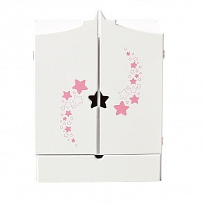 Шкаф для кукол - Звездочка, цвет белый (Paremo, PFD120-67)