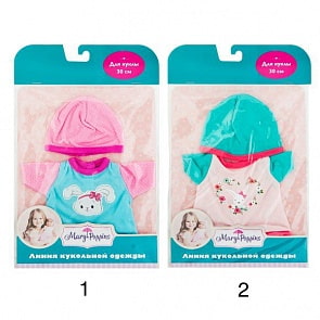 Одежда для куклы 30 см - Боди с шапочкой (Mary Poppins, 452118)