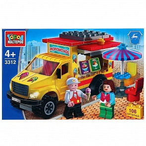 Конструктор ГАЗ Некст - кафе на колесах, 106 деталей (Город мастеров, 3312-KK)