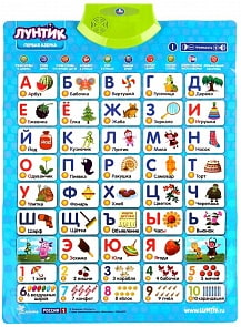 Говорящий плакат – Первая Азбука. Лунтик (Умка, HX0251-R36sim)