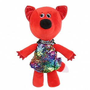 Игрушка мягкая Ми-ми-мишки - Лисичка в платье из пайеток, 20 см (Мульти-пульти, V62686-20NS)