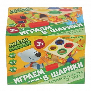 Развивающая настольная игра-стучалка - Ми-ми-мишки. Играем в шарики (Буратино, СИМБАТ-005)