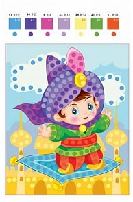 Аппликация из пайеток - Маленький джинн (Десятое королевство, 01527ДК)