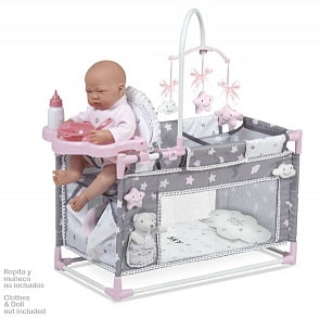 Манеж-игровой центр для куклы с аксессуарами серии Скай, 59 см (DeCuevas, 53124)