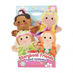 Плюшевые куклы на руку – Принцессы (Melissa&Doug, 9083)