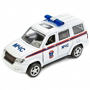 Машина металлическая инерционная - Уаз Патриот МЧС (Технопарк, X600-H09026-R) (ассортимент)