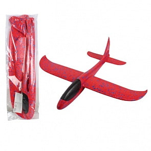 Глайдер из пенопласта, сборный, без механизмов, 46 х 47,5 см, пакет (1toy, Т15211) (ассортимент)