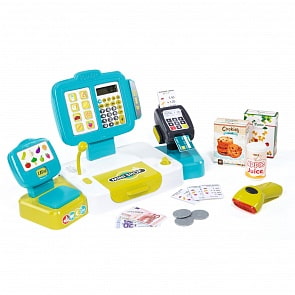 Электронная касса с весами, 27 аксессуаров (Smoby, 350105)