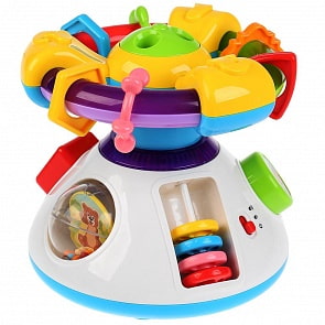 Обучающий центр с проектором, 5 песен на стихи М. Дружининой, песни из м/ф, трещотка (Умка, B1429496-R)