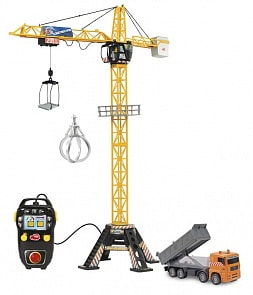 «Стройка» - игровой набор, подъемный кран с пультом управления, звуком (Dickie, 3462413)