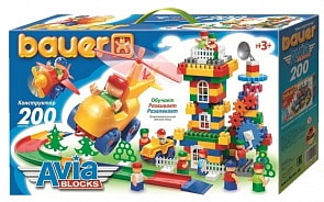 Конструктор «Авиа», 200 элементов (Кроха, 246b)