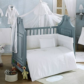 Комплект из 4-ти предметов серии - Spring Saten, white (Kidboo, 00-0013049)