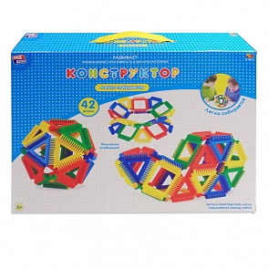 Конструктор со щетинками - Кид Блок, 42 детали (ABtoys, PT-00835(WZ-A4671)