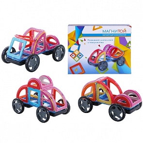 Конструктор магнитный – Машинка, 14 деталей (Магнитой, GL-1007)