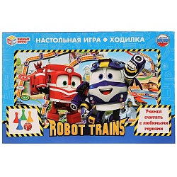 Настольная игра-ходилка Робот Трейнс (Умка, 4690590176290) - миниатюра