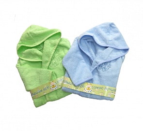 Халатик банный, зелёный (Labeillebaby, 9034)