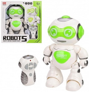 Робот на р/у, ИК-управление, свет и звук (Наша игрушка, J608-1)