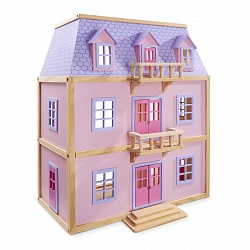 Кукольный дом с мебелью, 3 этажа (Melissa&Doug, 4570) - миниатюра