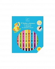 Набор двухсторонних фломастеров, 10 штук (Djeco, 08799)