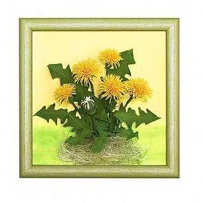 Набор для творчества 3D картина из фоамирана Одуванчики (Волшебная мастерская, FM-01)