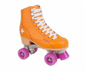 Ролики-квады Rollschuh Roller Disco, Gr. 40, orange/lila (Hudora, 13205)