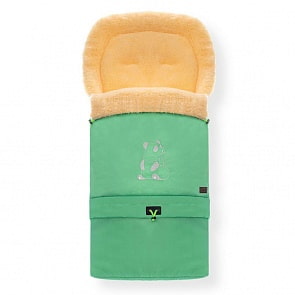 Конверт зимний меховой Nuovita Alaska Pesco verde chiaro/салатовый (Nuovita, NUO-ALAP_2479)