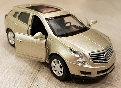 Машинка металлическая инерционная Cadillac SRX, открываются двери, 1:43 (Технопарк, 67330sim) - миниатюра