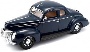 Ford Deluxe Coupe 1939 года, масштаб 1:18 (Maisto, 31180) (ассортимент)