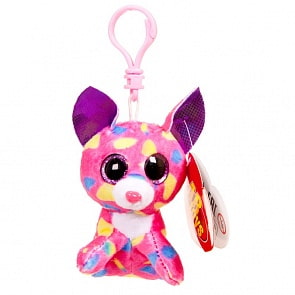 Мягкая игрушка на брелоке – Котенок, розовый, 8 см (ABtoys, M0018)