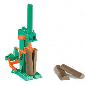 Bruder. Станок для колки брёвен и 4 половинки бревна (Bruder, 02-339)