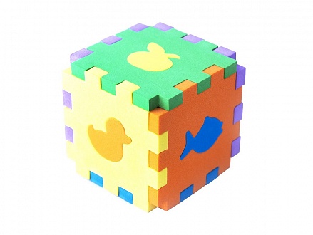Кубик-сортер: первые игрушки 