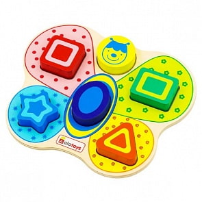 Сортер деревянный – Бабочка (Алатойс, СОР11)