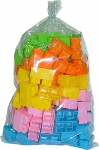 Конструктор Малютка, 80 элементов, в пакете (Полесье, 1434)