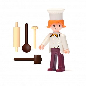 Фигурка кондитера 8 см с аксессуарами (Efko, 30212EF-CH)