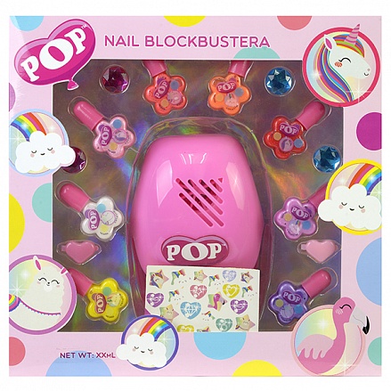Игровой набор детской декоративной косметики Pop для ногтей 