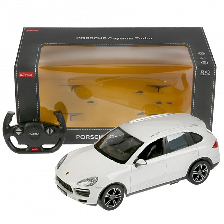 Машина р/у Rastar - Porsche Cayenne Turbo, масштаб 1:14, со светом  