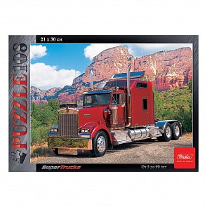 Пазлы - SuperTruck, 108 элементов (Hatber, 108ПЗ4_09215)