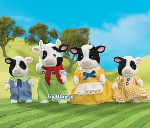Sylvanian Families - Семья Коров (Sylvanian Families, 3555st)