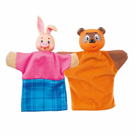 Набор игрушек для кукольного театра – Винни-Пух и Пятачок  