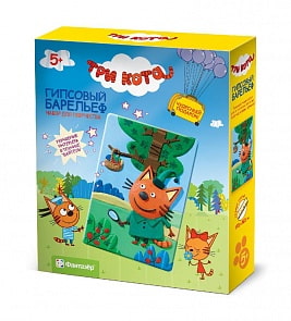 Гипсовый барельеф - Три кота. Компот (Фантазер, 405116ФН)