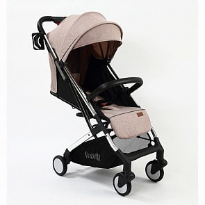 Прогулочная коляска Nuovita Anima, Кофейный, Серебряный (Nuovita, NUO_8808)