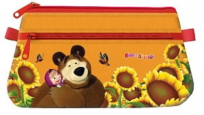 Пенал-косметичка "Маша и Медведь" Подсолнухи (Росмэн, 15174ros)