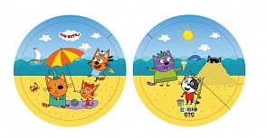 Мяч - Три Кота, ПВХ, 23 см, 90 г (1Тoy, Т17581) (ассортимент)