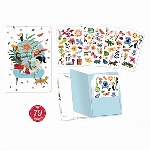 Папка с наклейками – Сара, 79 наклеек (Djeco, DD03576)