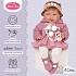 Кукла-малышка  Саманта в розовом 40 см мягконабивная  - миниатюра №13