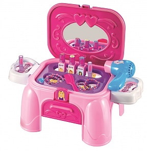 Игровой набор в чемоданчике Профи - Стилист 2 в 1 со звуковыми эффектами, 15 предметов (1Toy, Т10182)