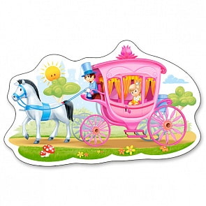 Пазлы Castorland – Принцесса в карете, 15 элементов (Castorland, B-015122)